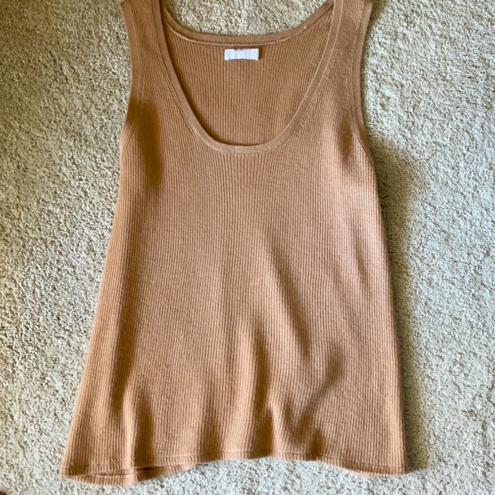Sablyn sleeveless cashmere sweater